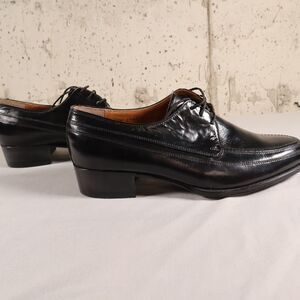 Kumkang Dress Shoes Mens Size 9 Black Leather Lace Up Brand New